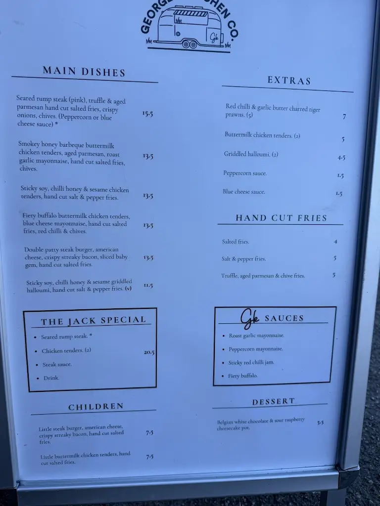 Menu_George’s Kitchen Company_Galgate_image_2