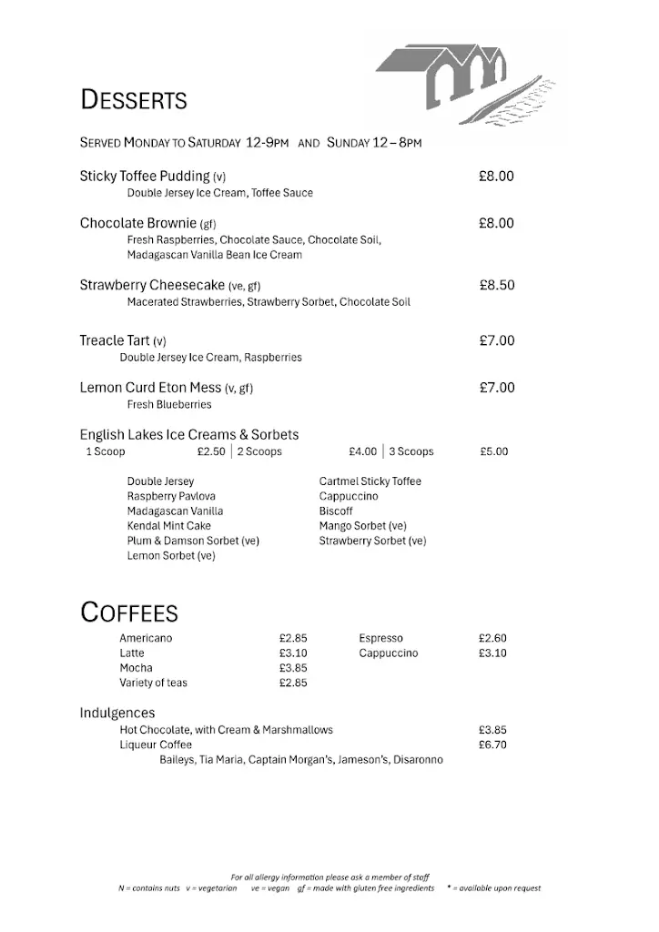 Menu_The White Cross_Galgate_image_1