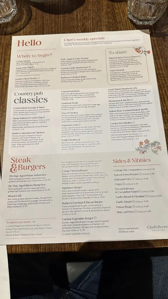 Menu_Greaves Park_Galgate_immagine_1