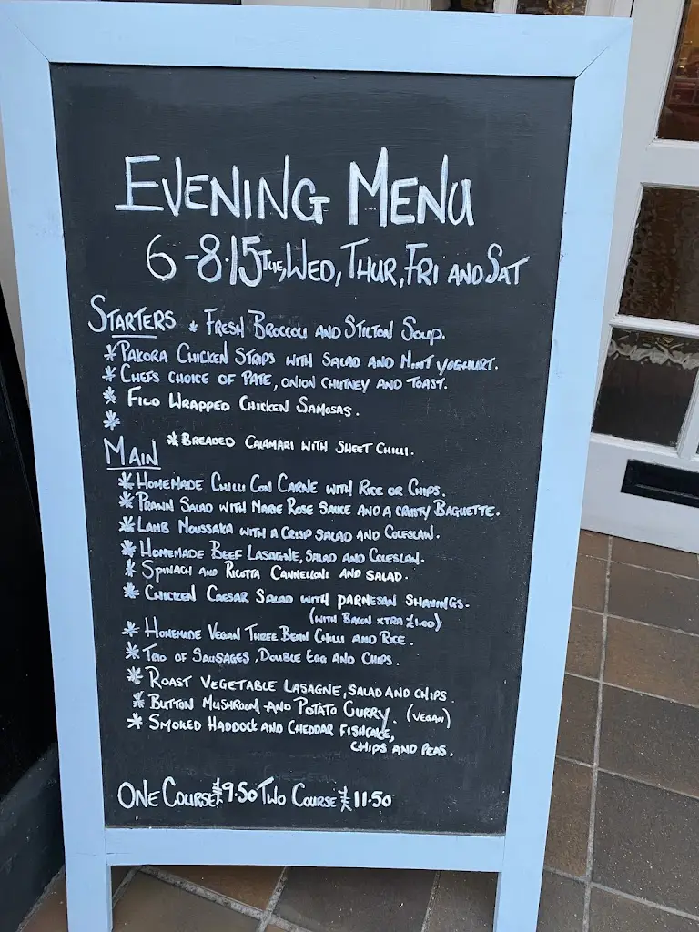 Menu_The Bear Hotel_Alcester_image_2