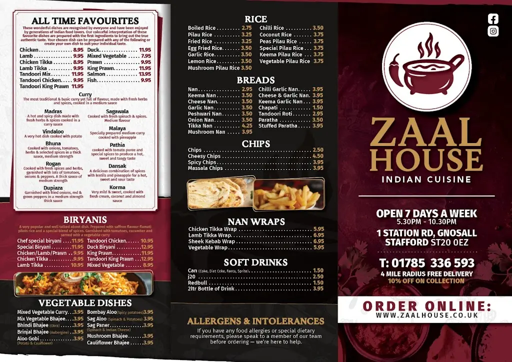 Menu_Zaal Indian Cuisine_Gnosall_image_2