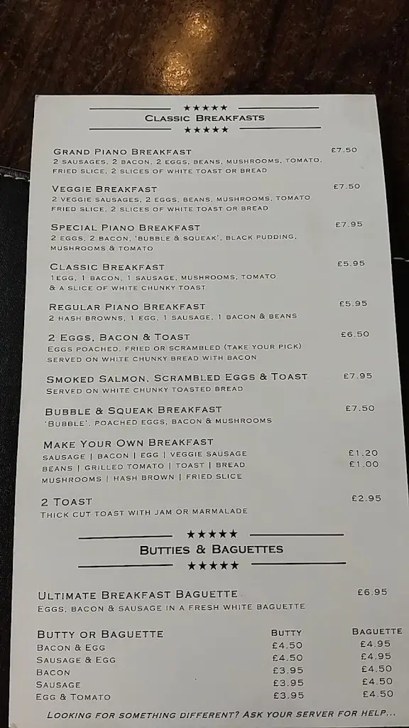 Menu_The Grand Piano Cafe_Godmanchester_image_1