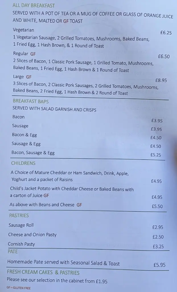 Menu_The Old Smithy - Café, Shops and Gardens_Godshill_image_3