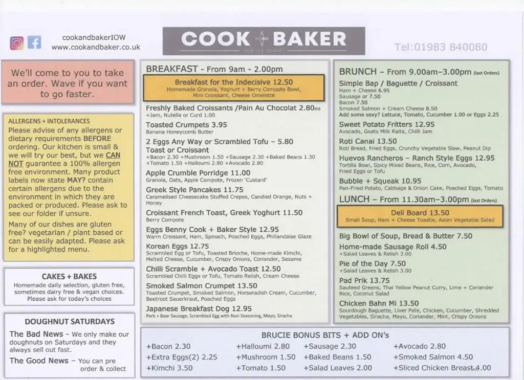 Menu_Cook & Baker_Godshill_image_1