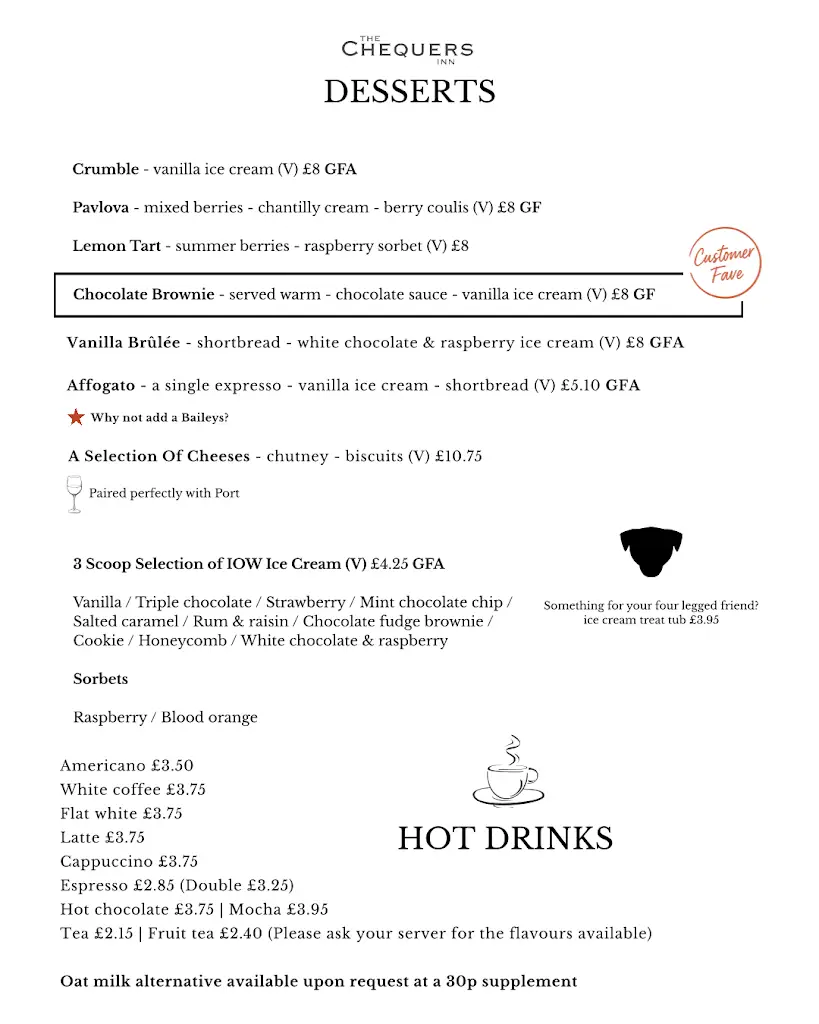 Menu_Chequers Inn_Godshill_image_1