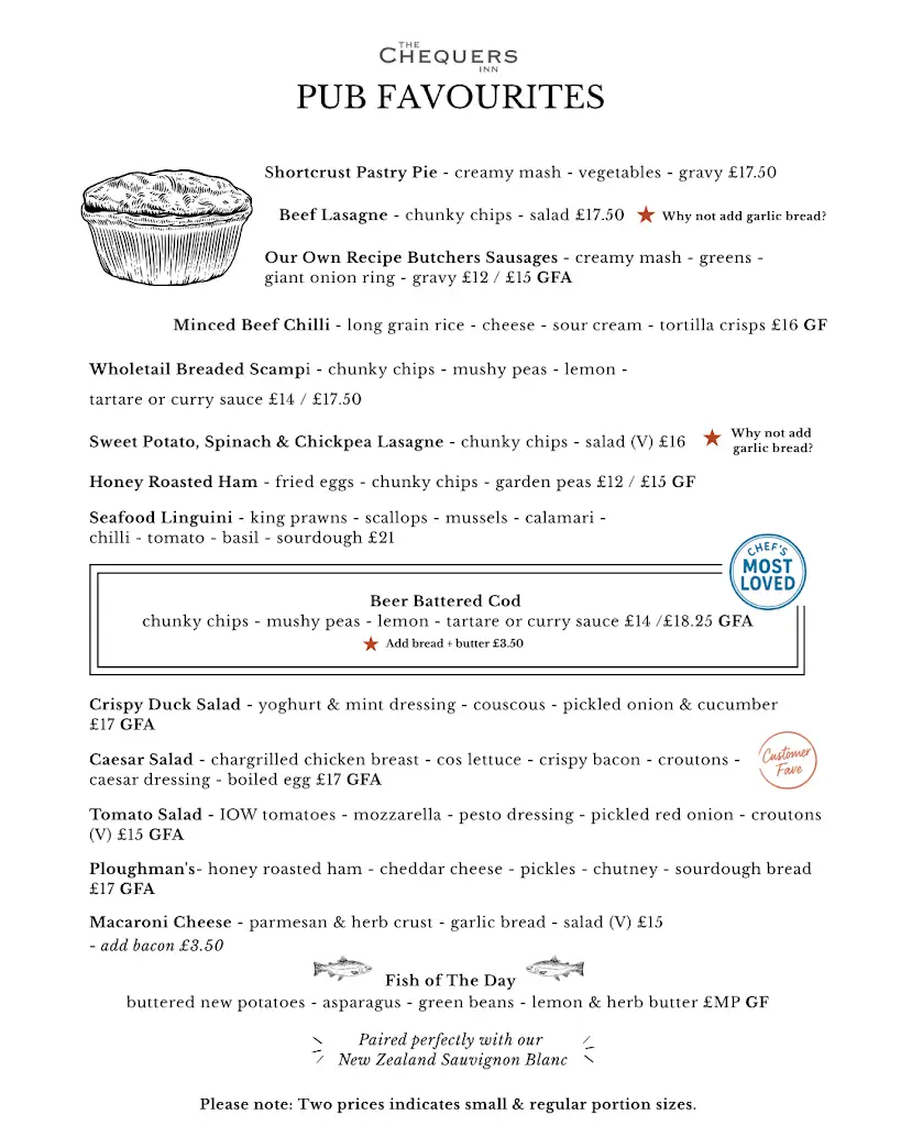 Menu_Chequers Inn_Godshill_image_4