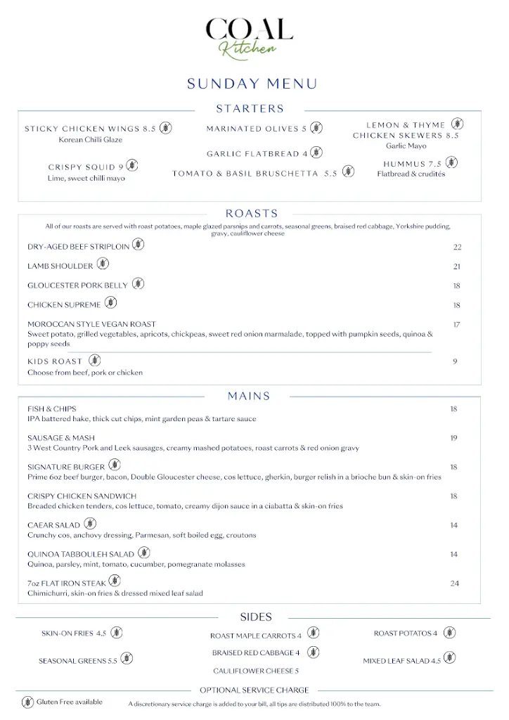 Menu_Coal Kitchen Restaurant & Cocktail Bar Gloucester Quays_Gloucester_image_4
