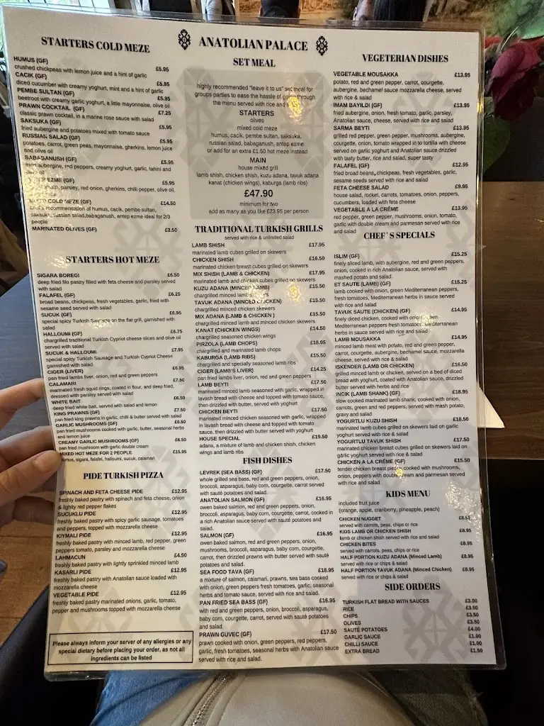 Menu_ANATOLIAN PALACE_Gloucester_image_1