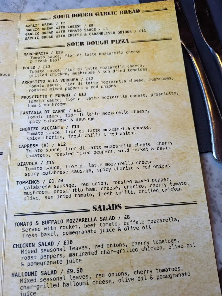 Menu_La Corrente Italian Restaurant & Bar_Glossop_image_2