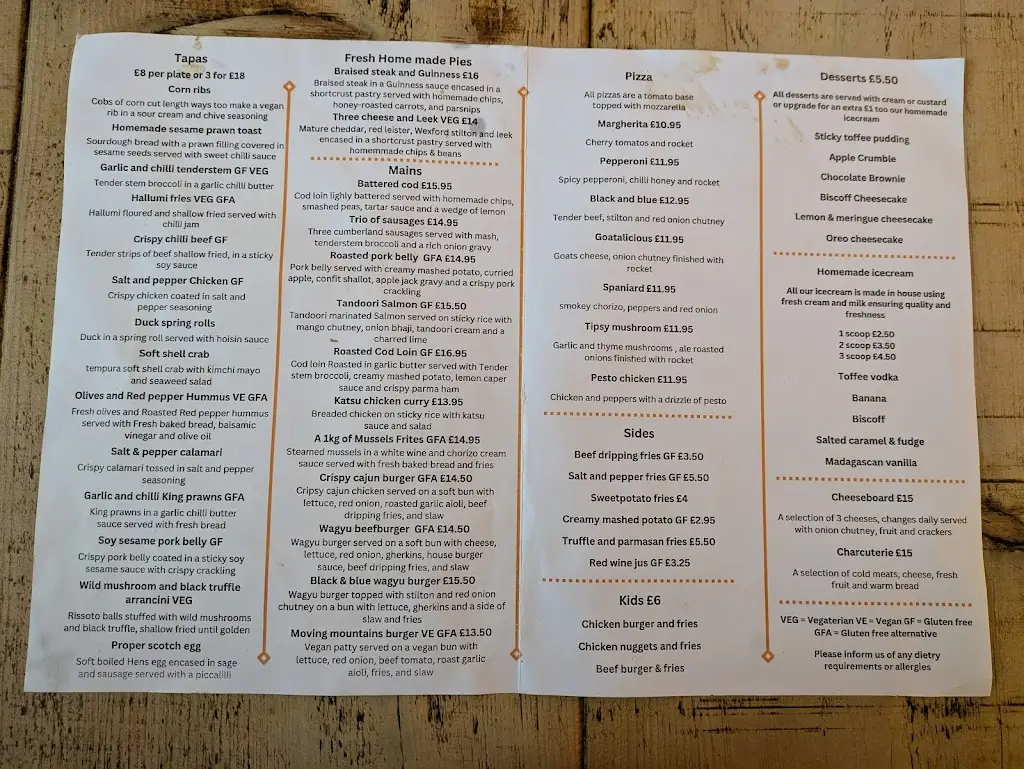 Menu_The Victoria Lounge_Glossop_image_2