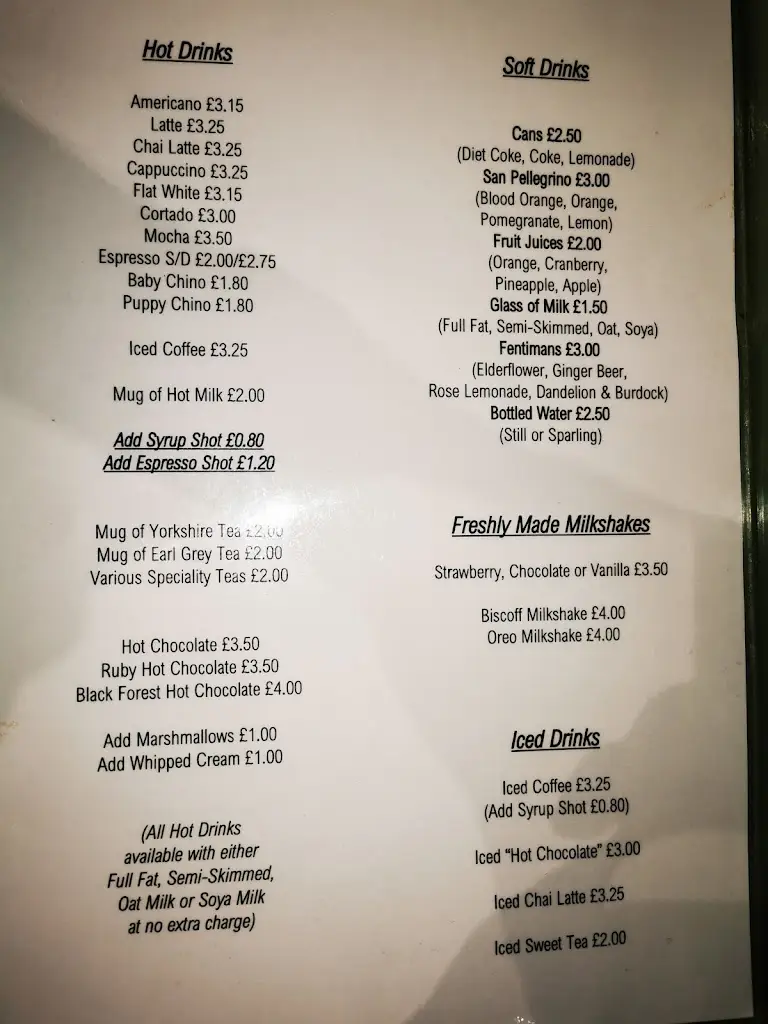 Menu_The Two Hares_Glossop_image_2
