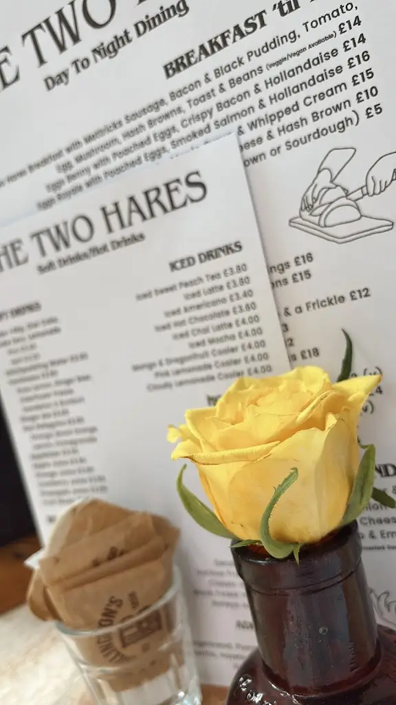 Menu_The Two Hares_Glossop_image_3