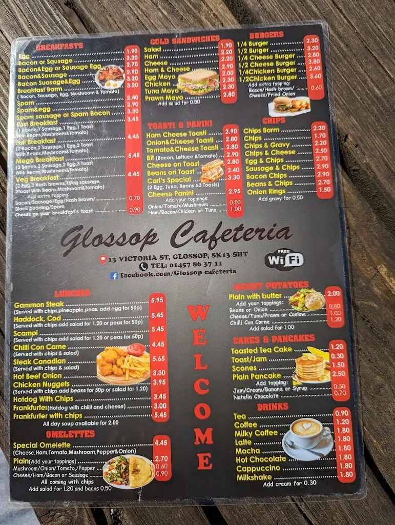 Menu_Glossop Cafeteria_Glossop_image_3