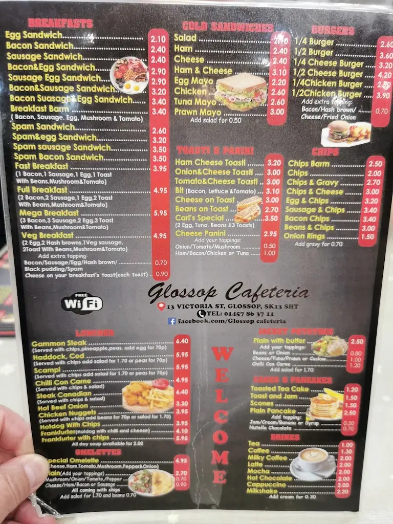 Menu_Glossop Cafeteria_Glossop_image_4