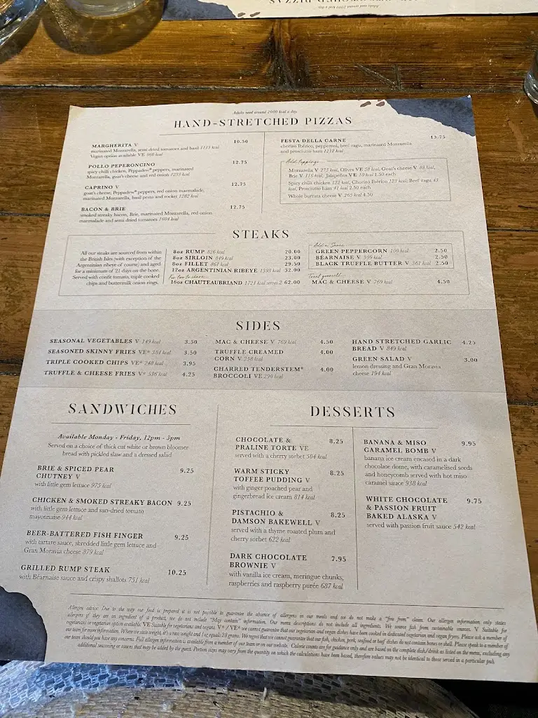 Menu_White Hart_Godstone_image_2