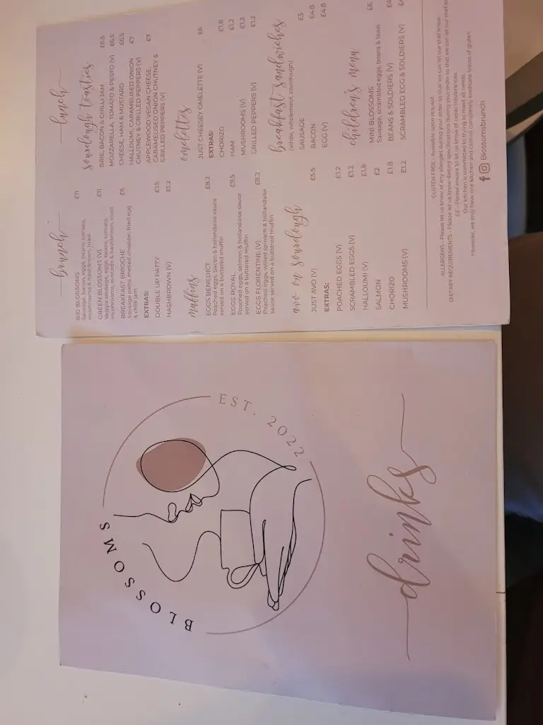 Menu_Blossoms Brunch & Coffee_Godstone_image_3