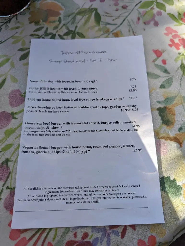 Menu_Botley Hill Farmhouse_Godstone_image_4