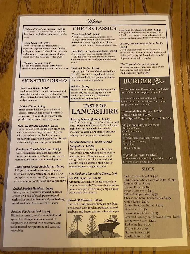 Menu_The Stags Head Preston_Goosnargh_image_4