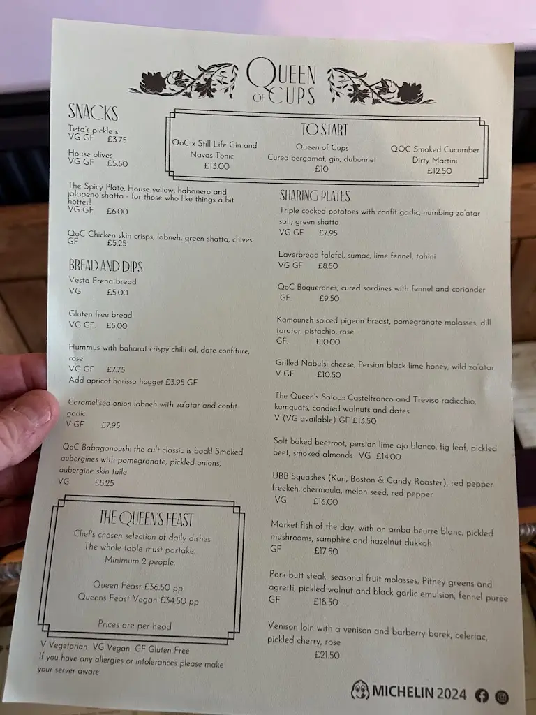 Menu_Queen of Cups_Glastonbury_image_1