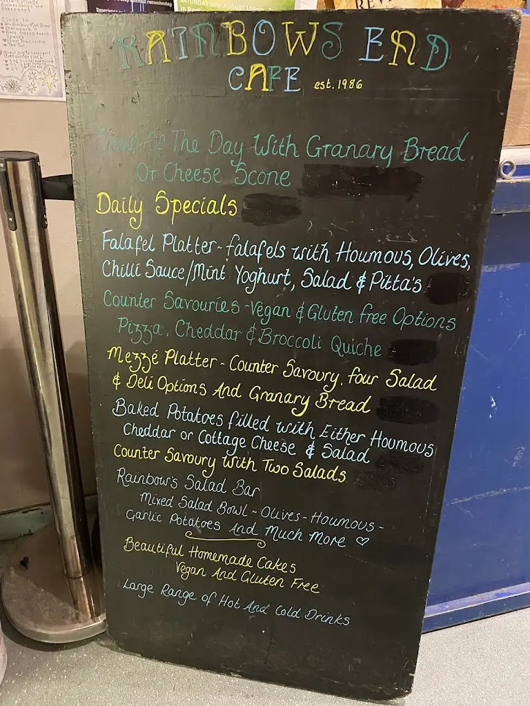 Menu_Rainbows End Cafe_Glastonbury_image_3