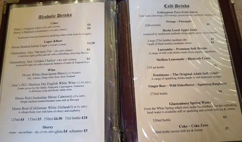 Menu_Abbey Tea Rooms & Restaurant_Glastonbury_image_3