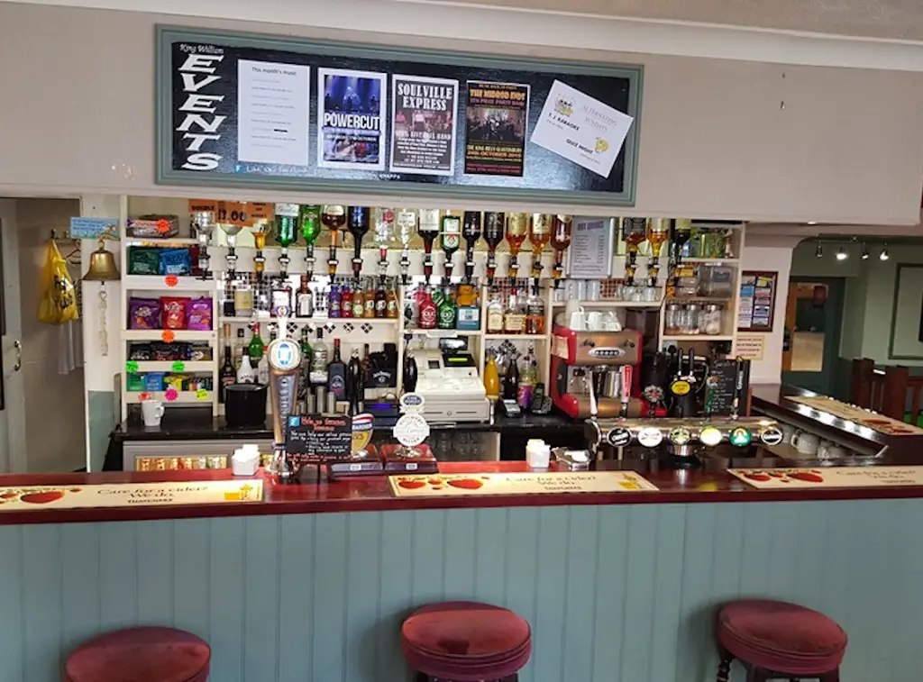 King William Inn restaurant in Glastonbury