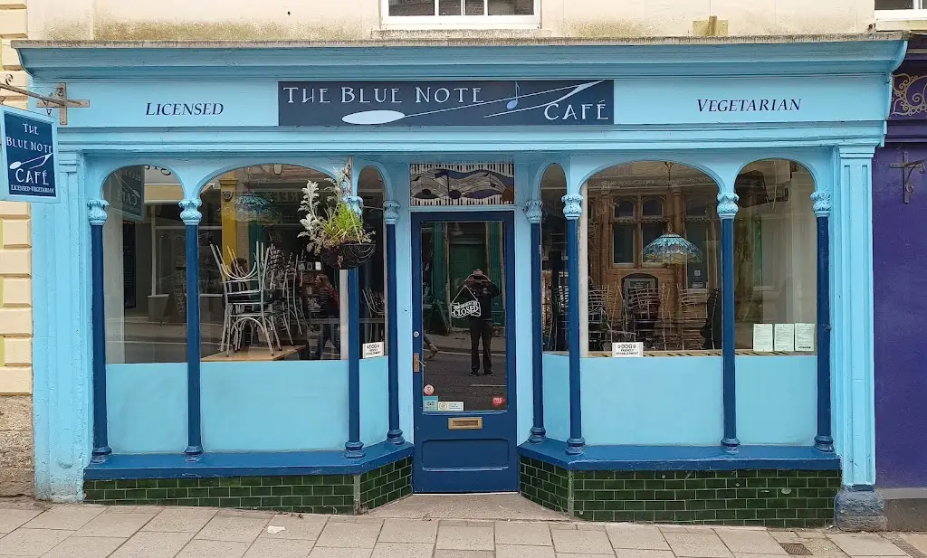 The Blue Note Cafe restaurant in Glastonbury