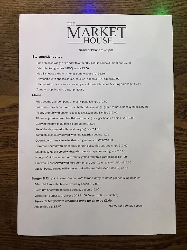 Menu_The Market House_Glastonbury_image_1