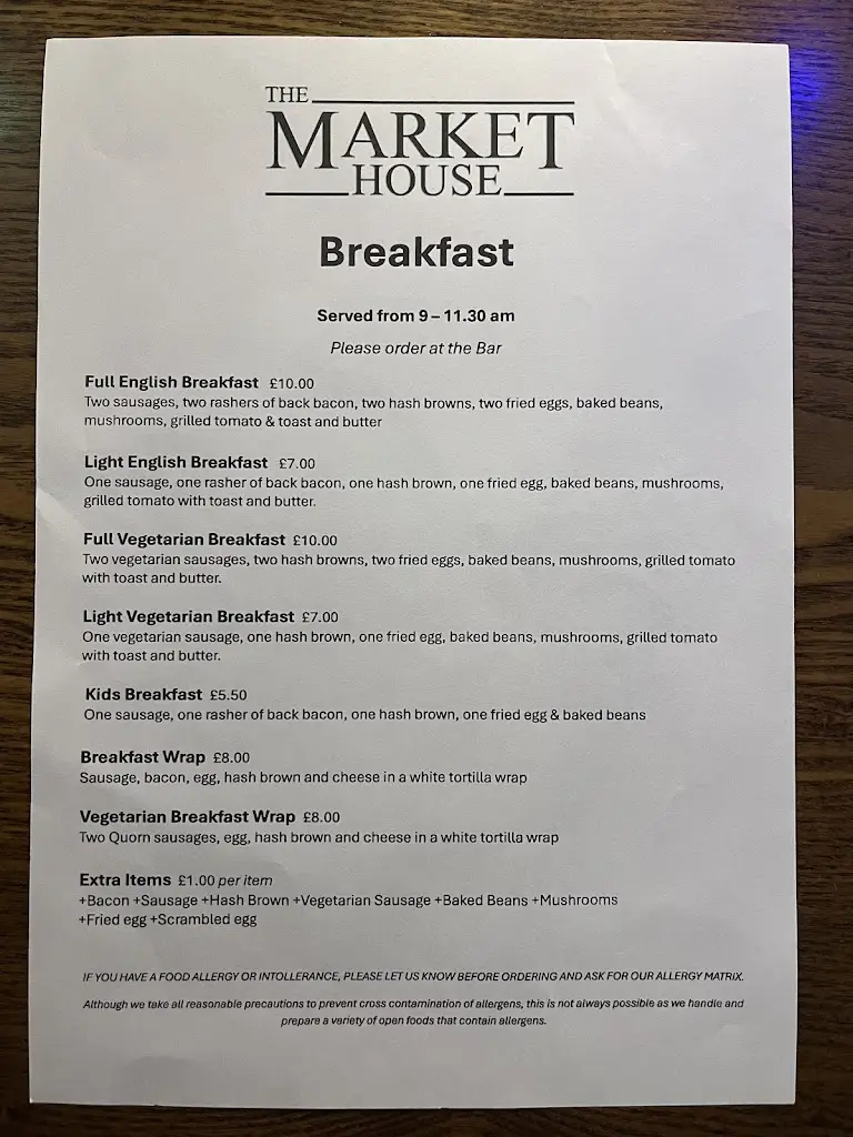 Menu_The Market House_Glastonbury_image_3