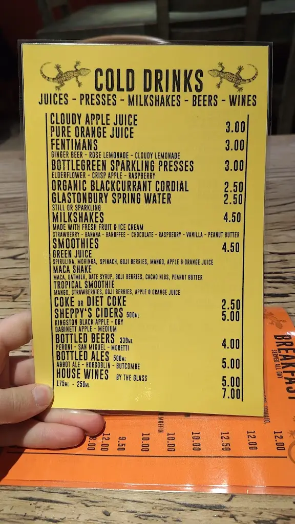 Menu_Lazy Gecko Cafe_Glastonbury_image_1