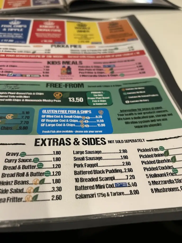 Menu_Knight's Fish & Chips Est 1909_Glastonbury_image_1