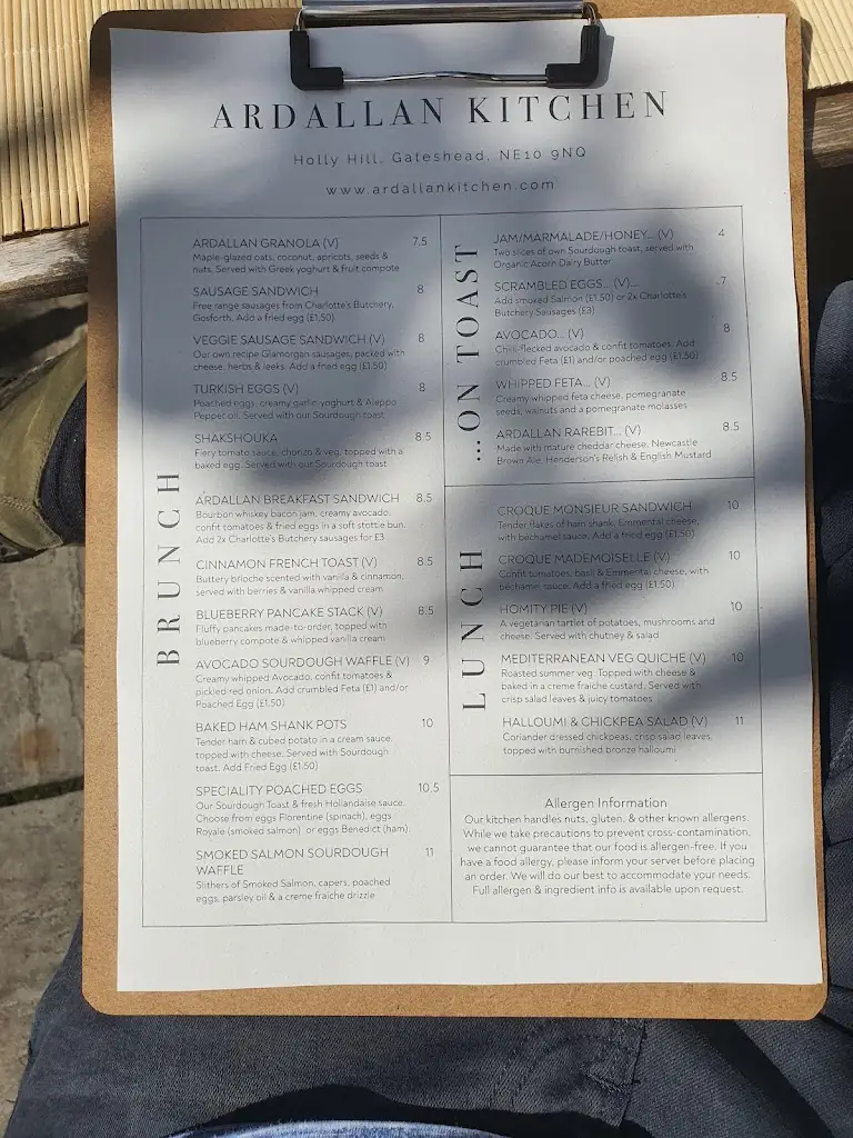 Menu_Ardallan Kitchen_Gateshead_image_1