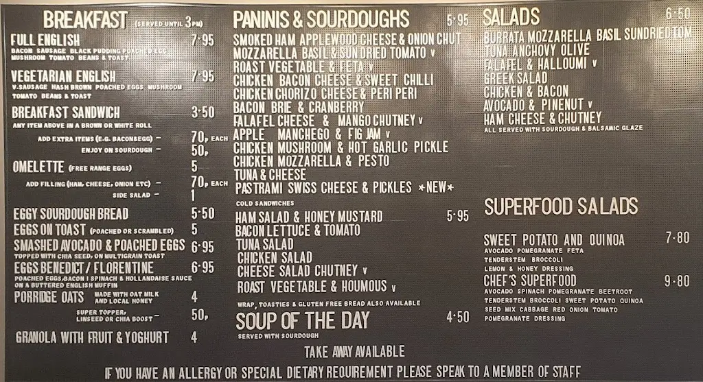 Menu_The Staiths Cafe_Gateshead_image_2