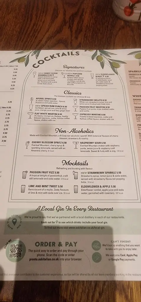 Menu_Bella Italia - Gateshead, intu Metrocentre_Gateshead_image_1