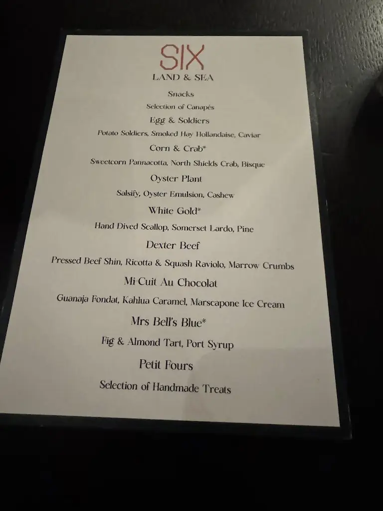 Menu_SIX Rooftop at BALTIC_Gateshead_image_4