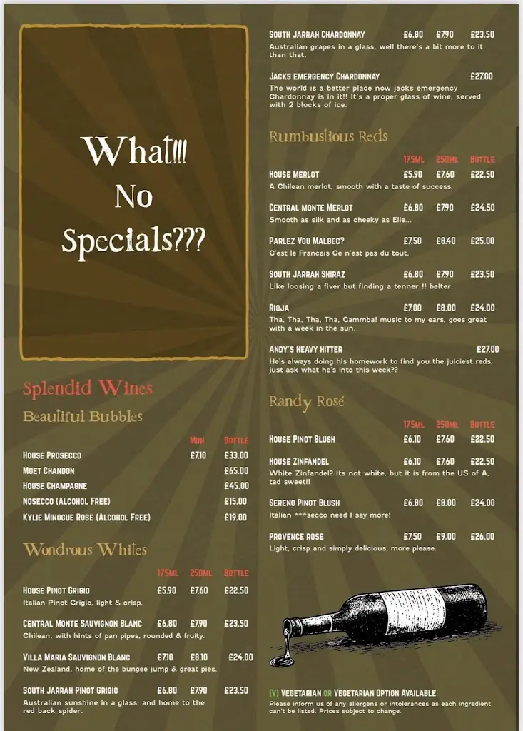 Menu_The Victoria Bar & Kitchen_Gateshead_immagine_3