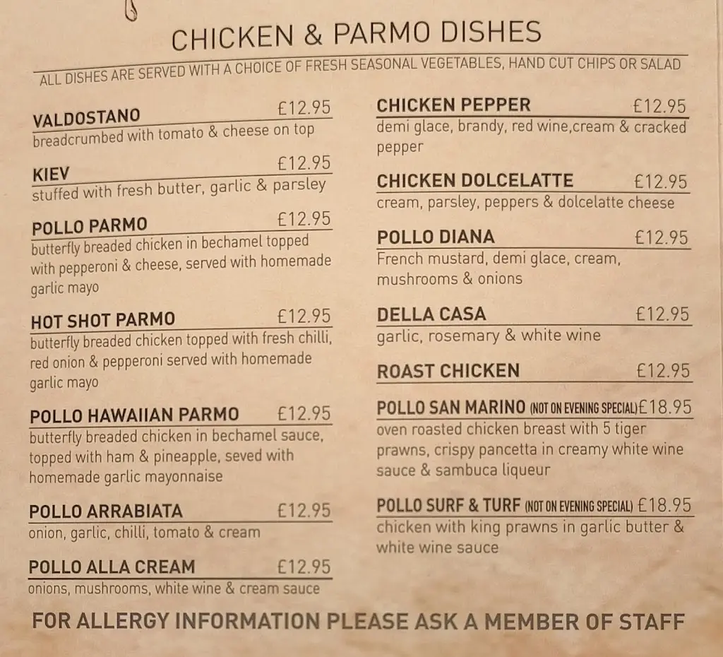 Menu_Sambuca Trinity Square, Gateshead_Gateshead_image_1