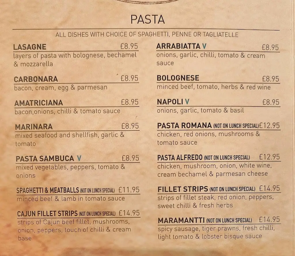 Menu_Sambuca Trinity Square, Gateshead_Gateshead_image_3