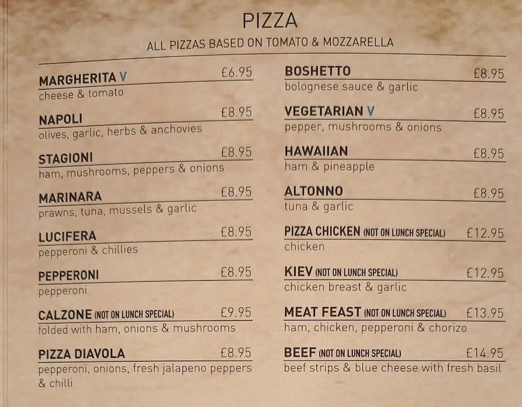 Menu_Sambuca Trinity Square, Gateshead_Gateshead_image_4