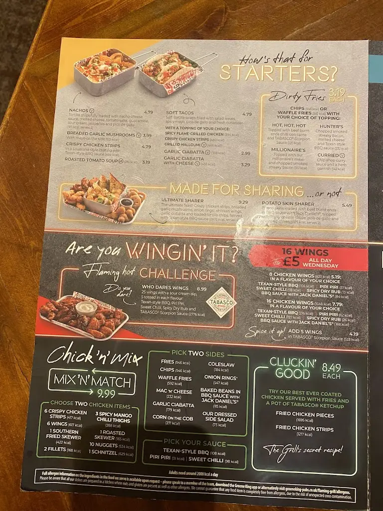 Menu_Waggon Team_Gateshead_immagine_1