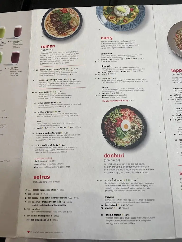 Menu_wagamama gateshead metrocentre_Gateshead_image_3