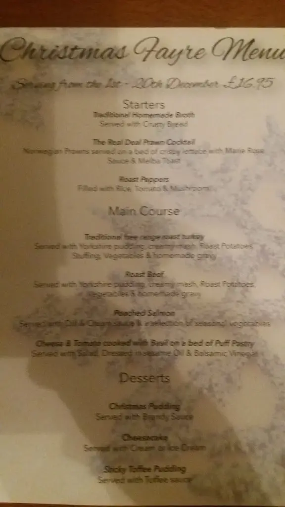 Menu_The Nine Pins Saltwell_Gateshead_image_4