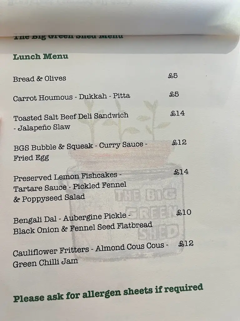 Menu_The Big Green Shed_Germoe_image_1