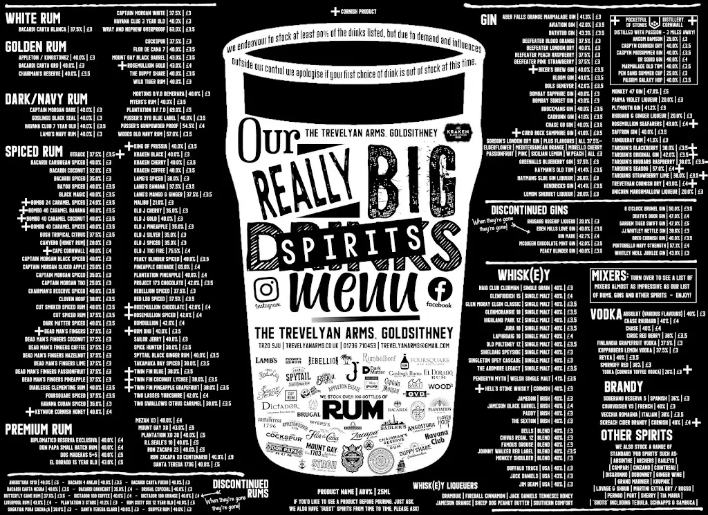 Menu_Trevelyan Arms Bar & Restaurant_Germoe_image_2