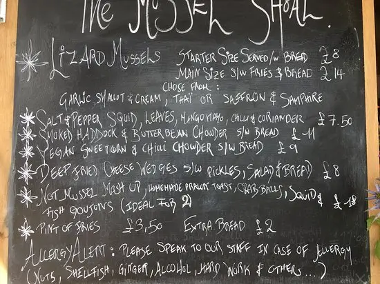 Menu_The Mussel Shoal_Germoe_image_1