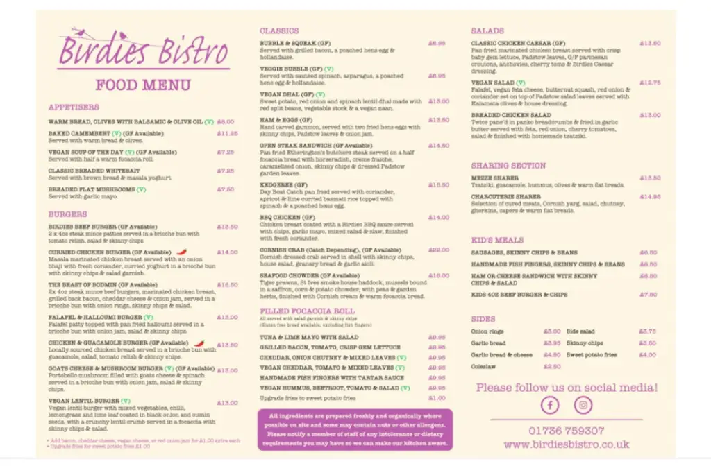 Menu_Birdies Bistro_Germoe_image_4