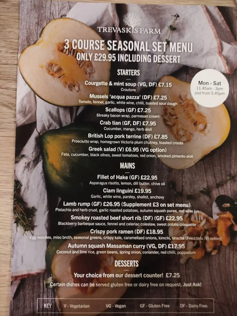 Menu_Trevaskis Farm_Germoe_imagen_4