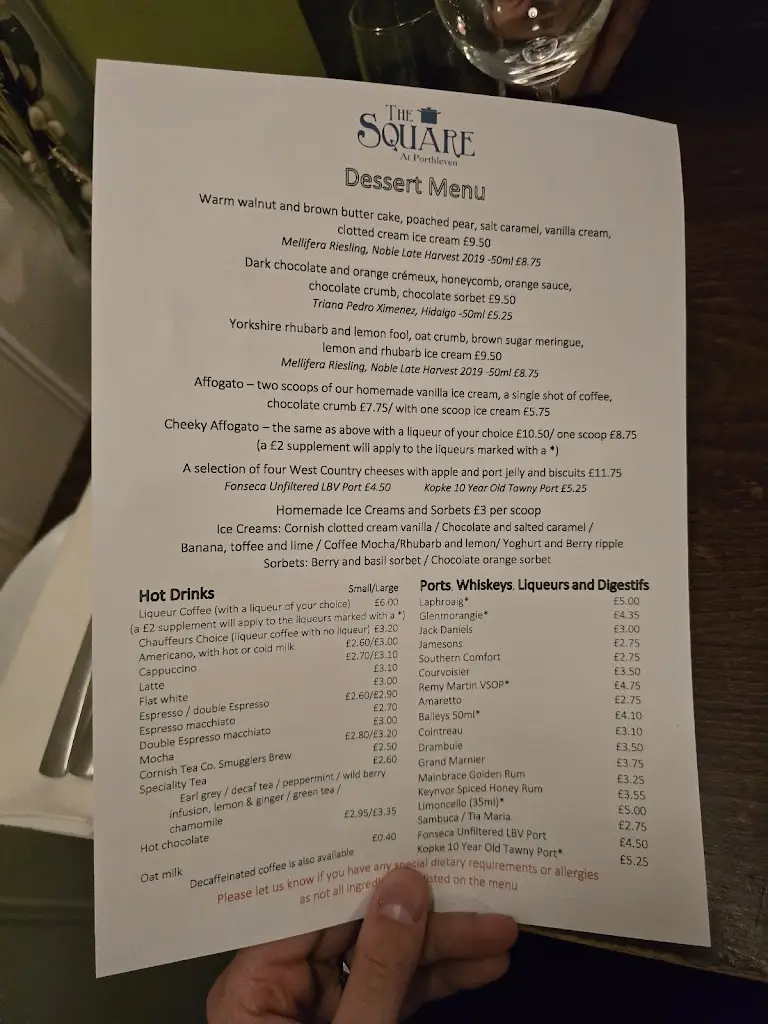 Menu_The Square At Porthleven_Germoe_image_1