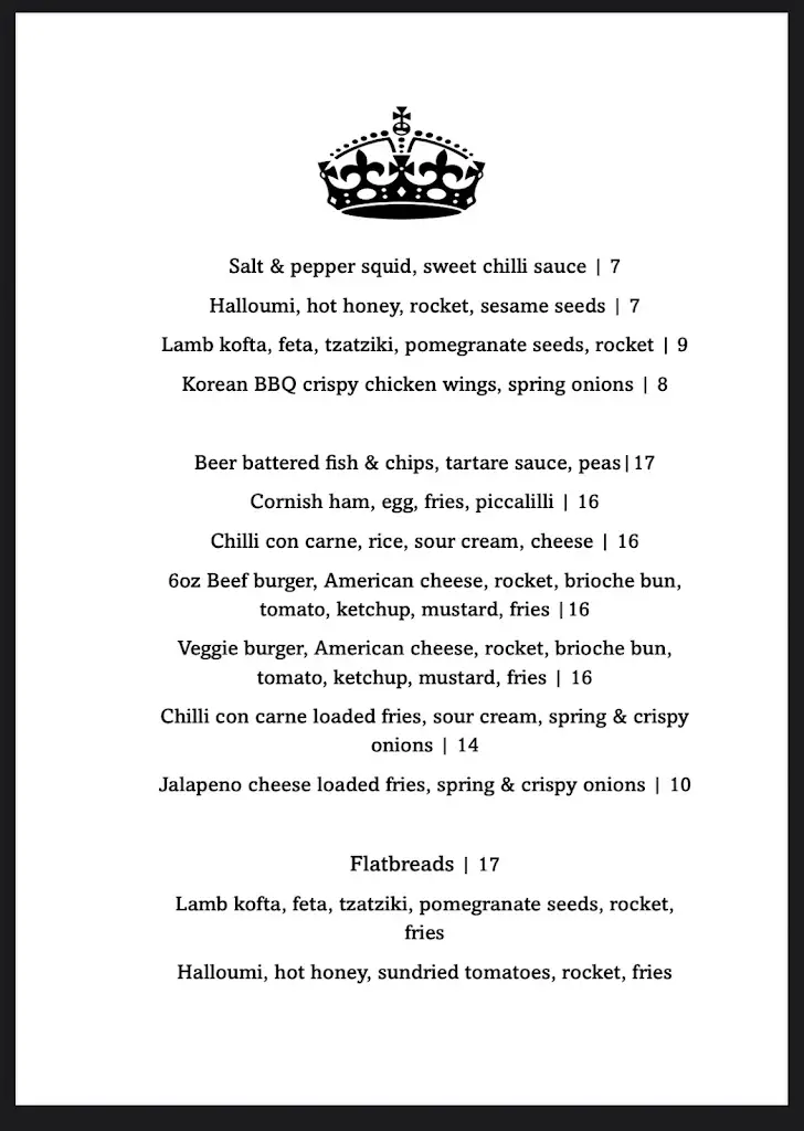 Menu_Crown Inn_Germoe_image_1