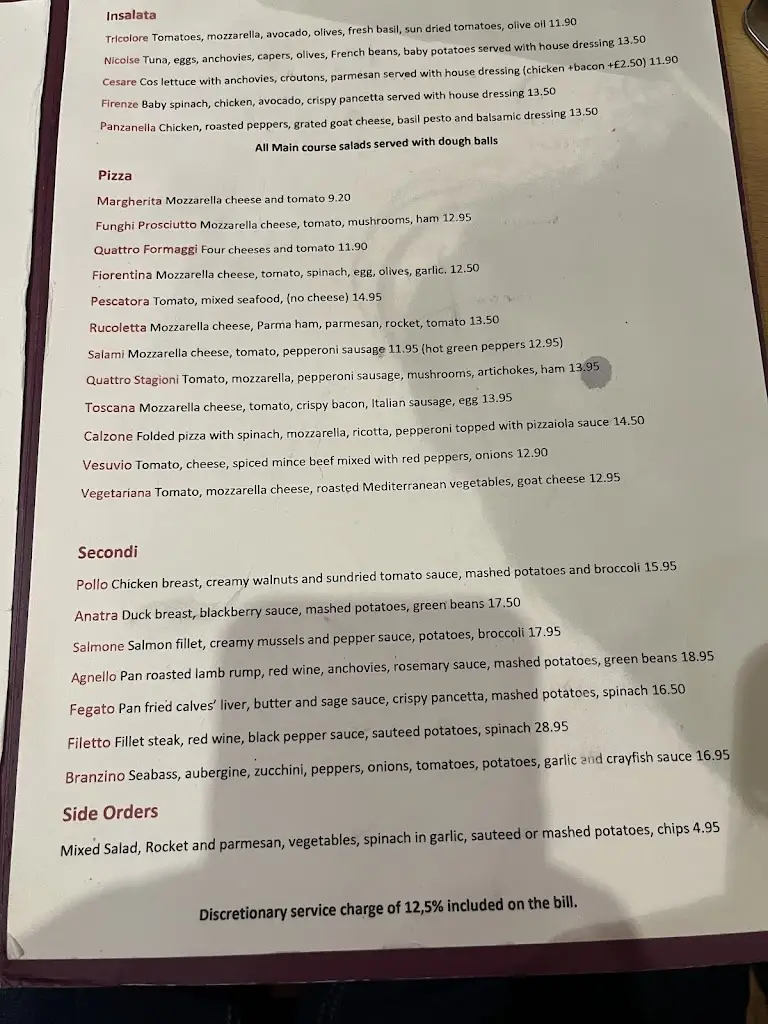 Menu_Piazza Firenze - Godalming_Godalming_image_1